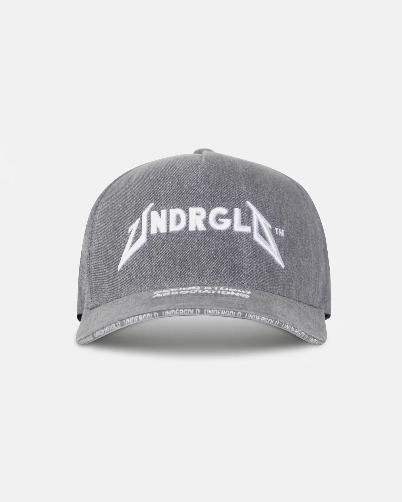 Undergold Thunder Rider Undrgld High Crown Cap Vintage Gray