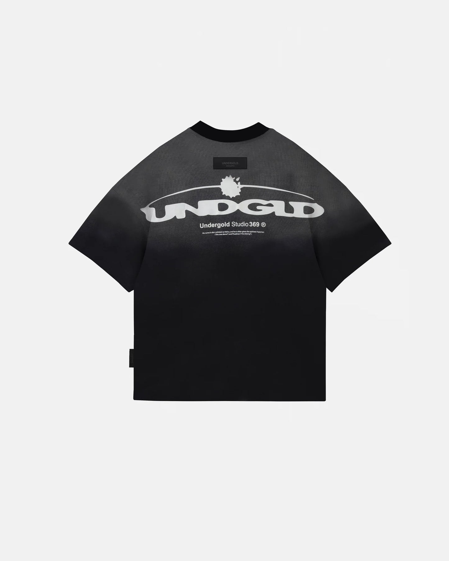 Undergold Helios Dazzled Boxy Fit Tshirt Faded Black