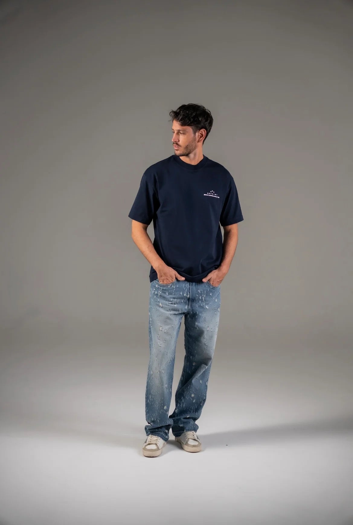 Artdist Balanza Blue Oversize T-Shirt
