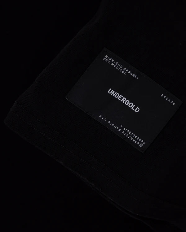 Undergold Basics Tiny Logo Regular Fit T-shirt Black