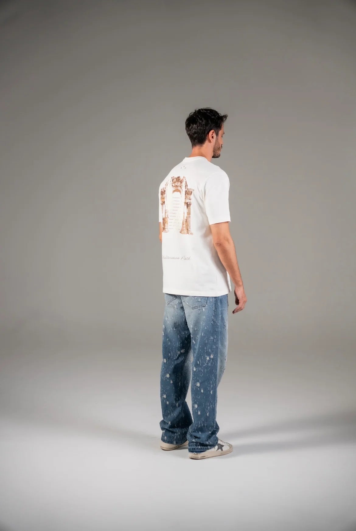 Artdist Arch White T-Shirt Regular Fit