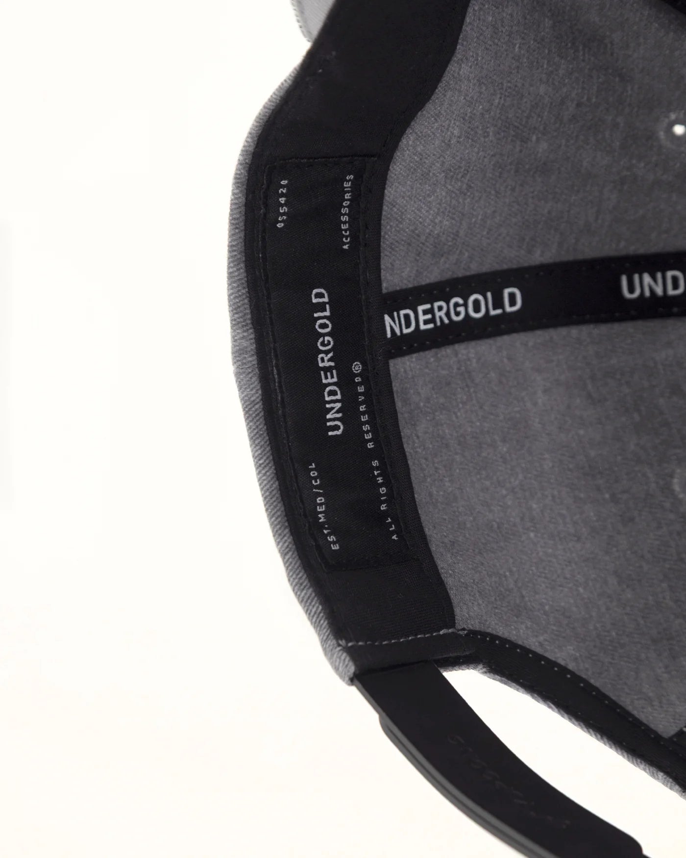 Undergold Thunder Rider Undrgld High Crown Cap Vintage Gray