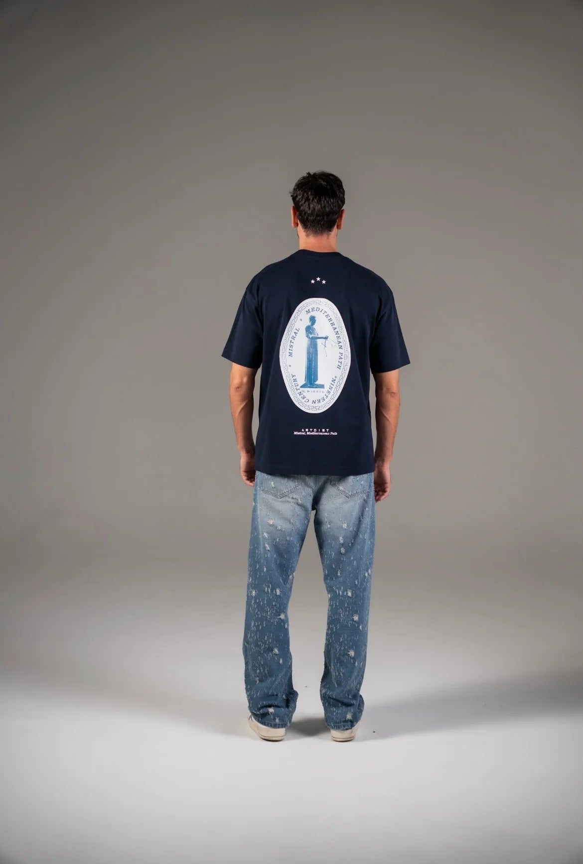 Artdist Balanza Blue Oversize T-Shirt