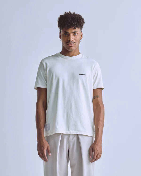 Undergold Basics Tiny Logo Regular Fit Tshirt White