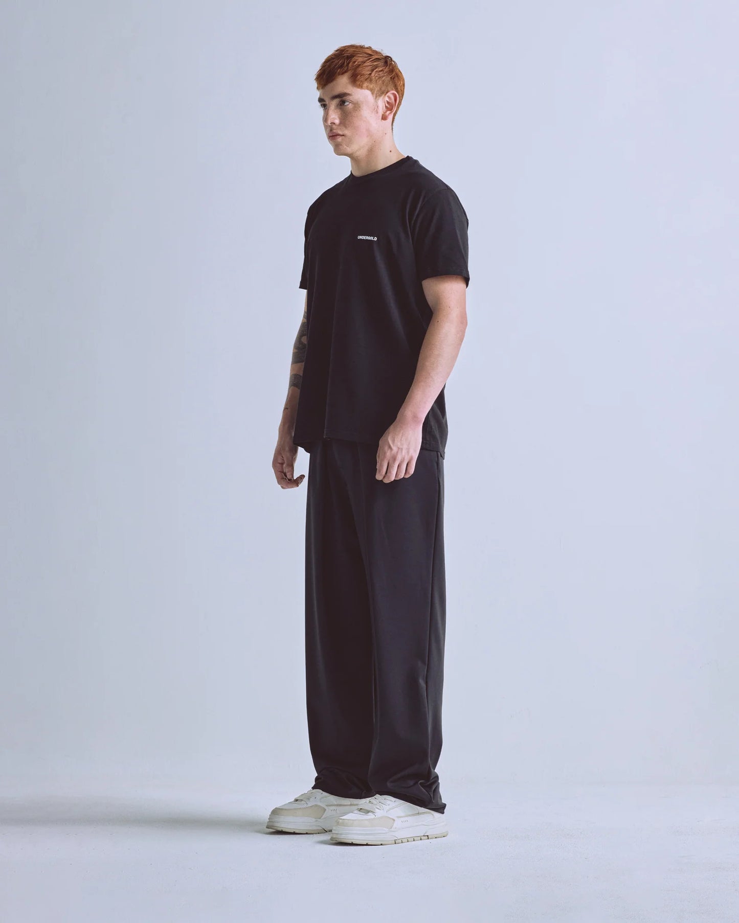 Undergold Basics Tiny Logo Regular Fit T-shirt Black