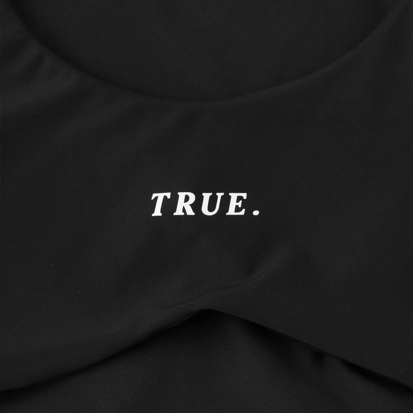 True Bold-Cut Asymmetric Bodysuit - Black