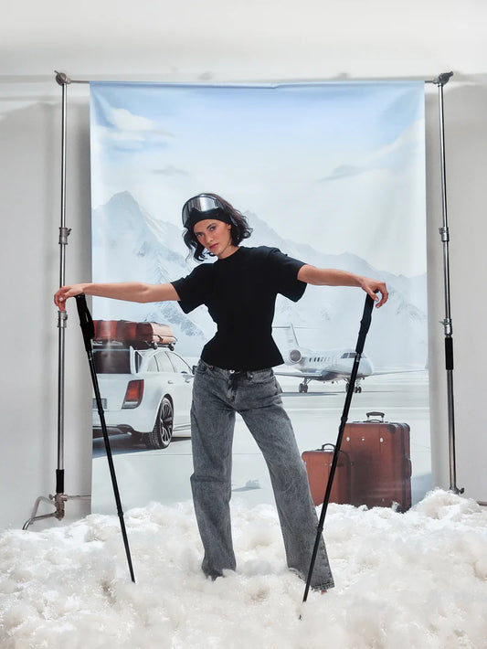 Celeit girly oversized tee black CGIRLYOVERSIZEDTEEBLACK