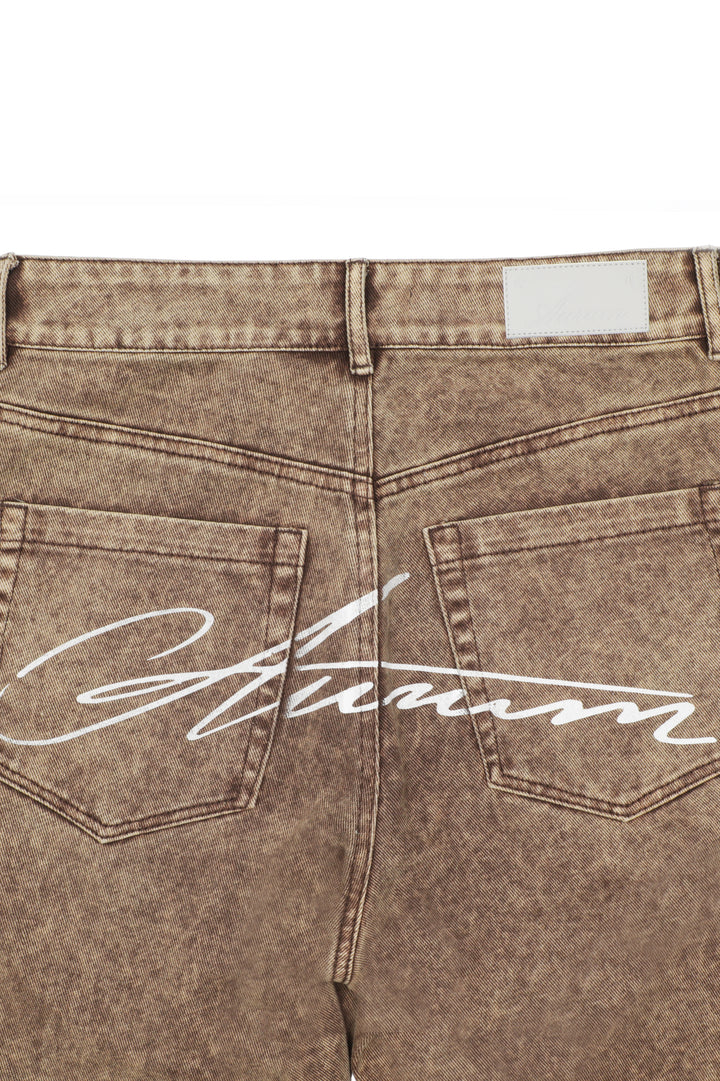Aurum coffee washed jean