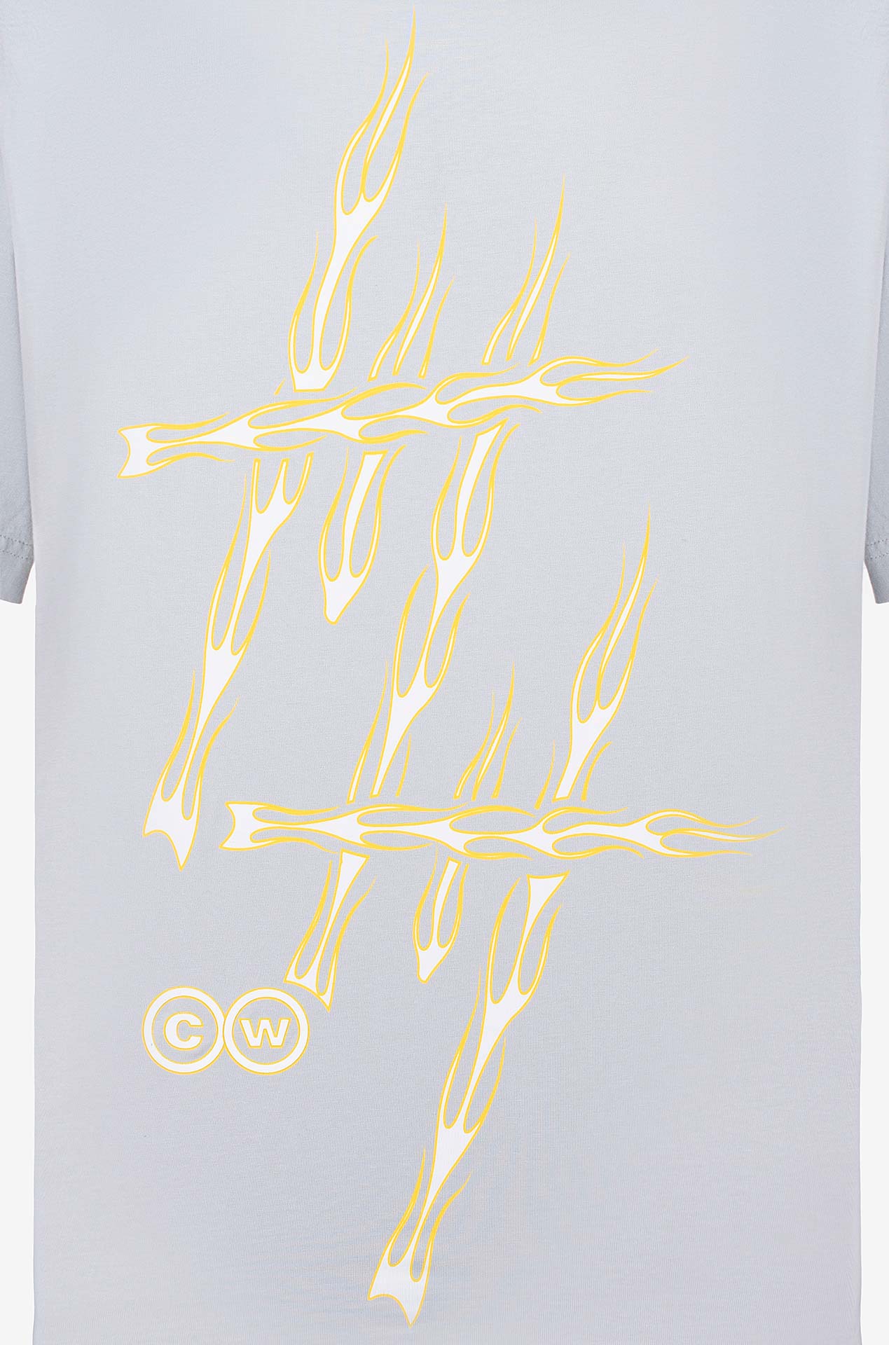 Money makers camiseta colors flame gris
