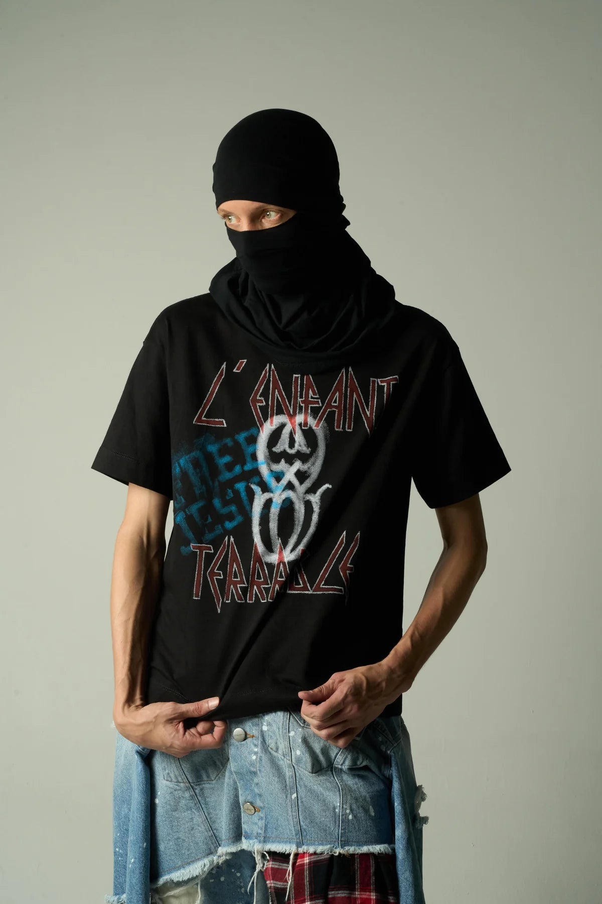 Sinners l'enfant monogram black t-shirt