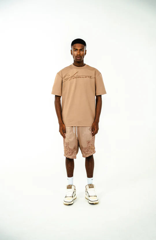 Aurum Nude Bandana Shorts