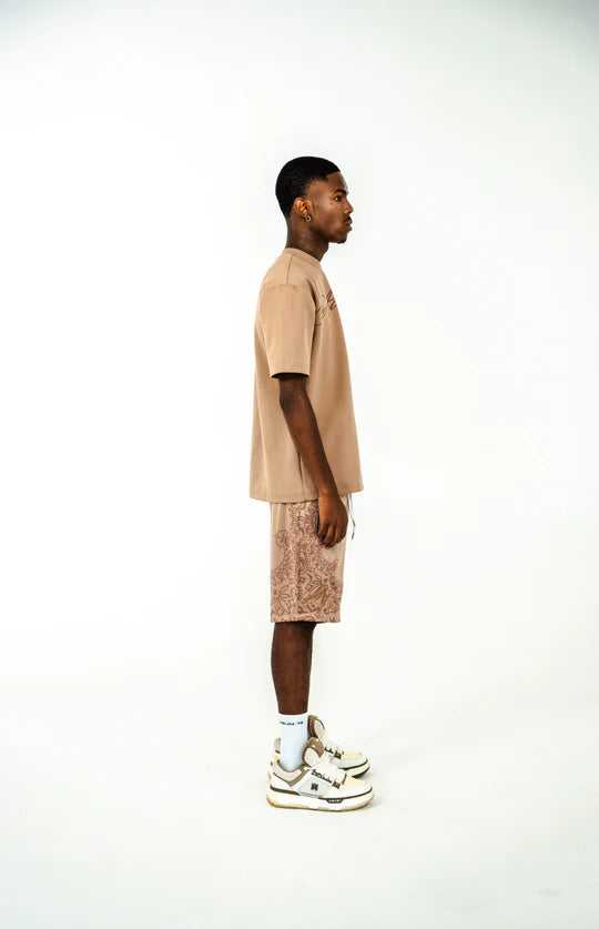 Aurum Nude Bandana Shorts