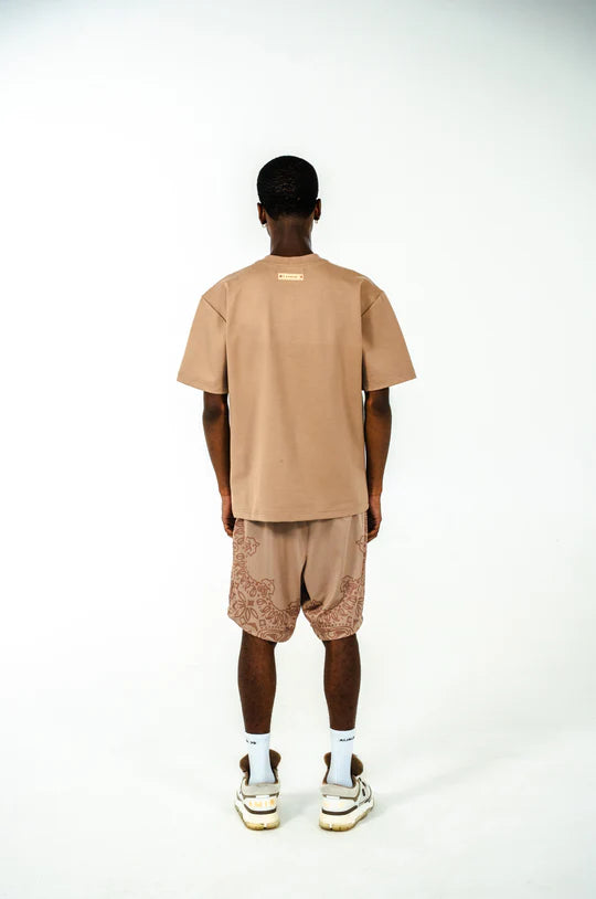 Aurum Nude Bandana Shorts