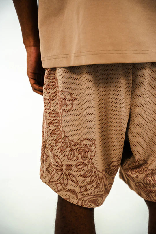 Aurum Nude Bandana Shorts