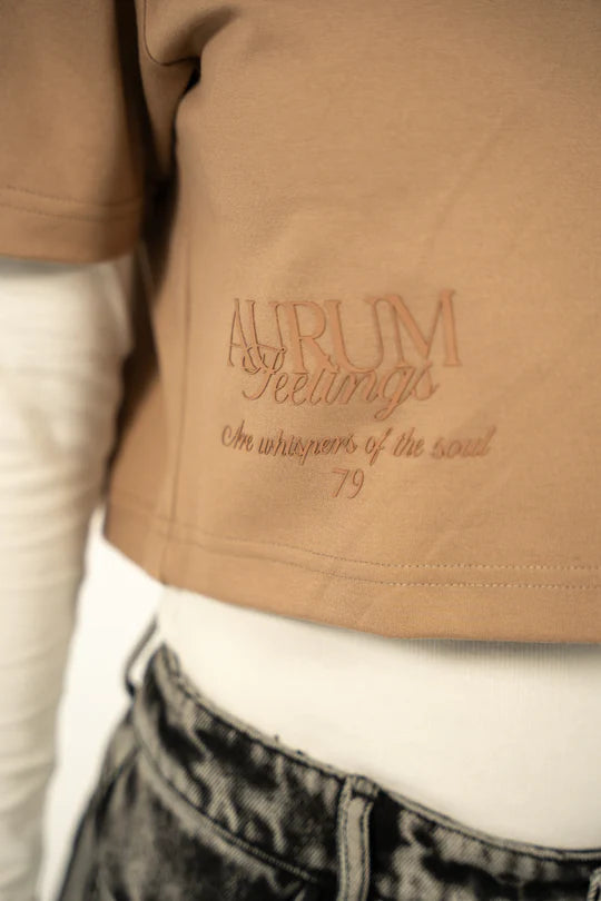 Aurum Sand Feelings Croptop