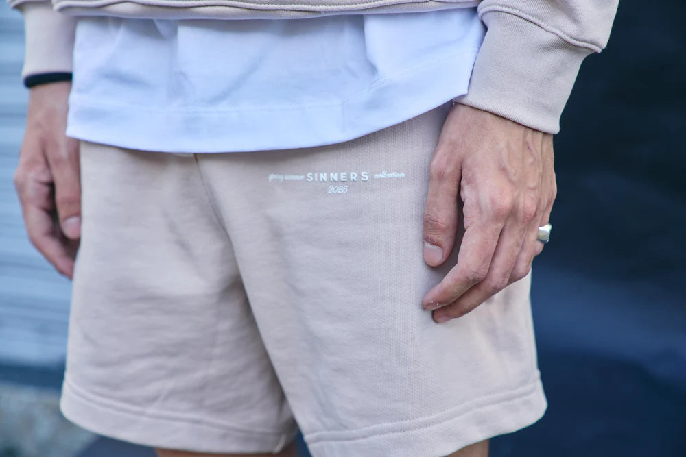 Sinners garments butter shorts
