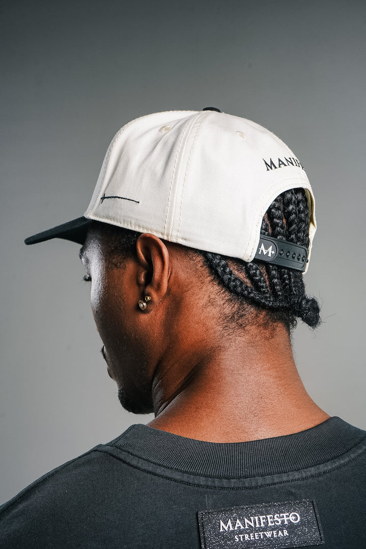 Manifesto gorra peccatori color vainilla