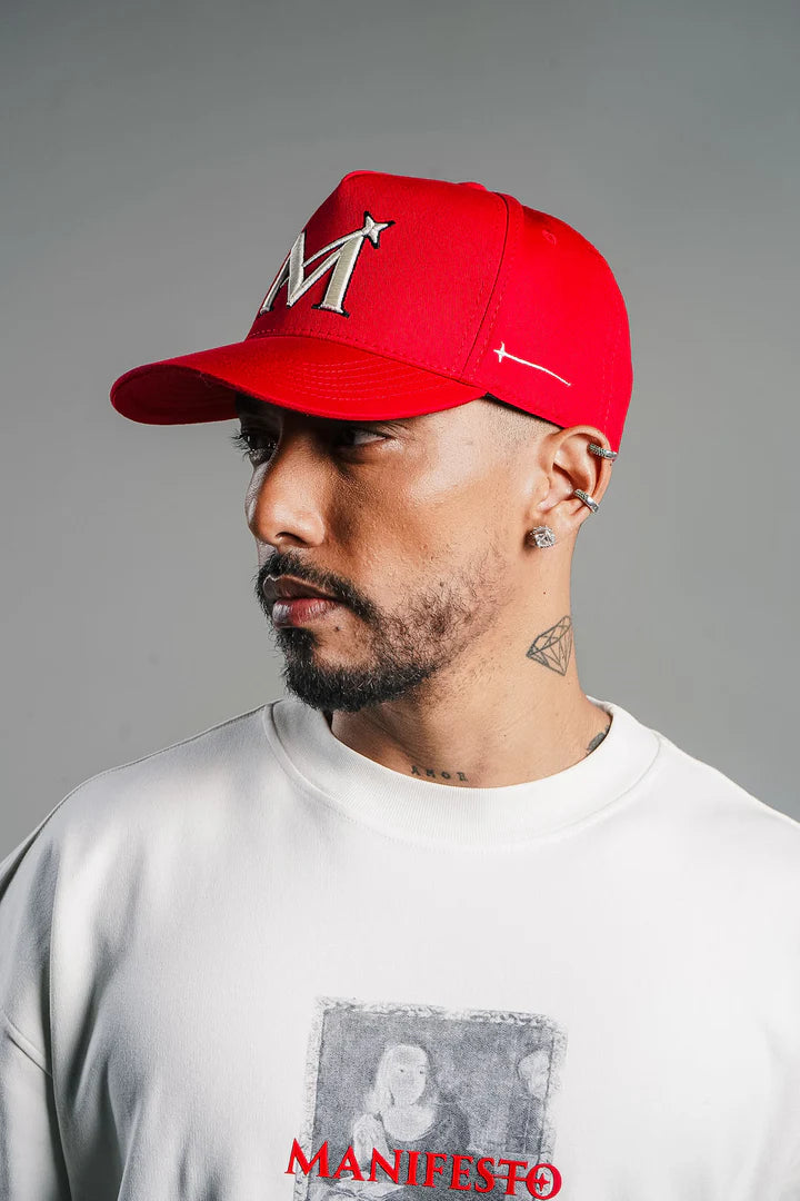 Manifesto gorra peccatori color roja