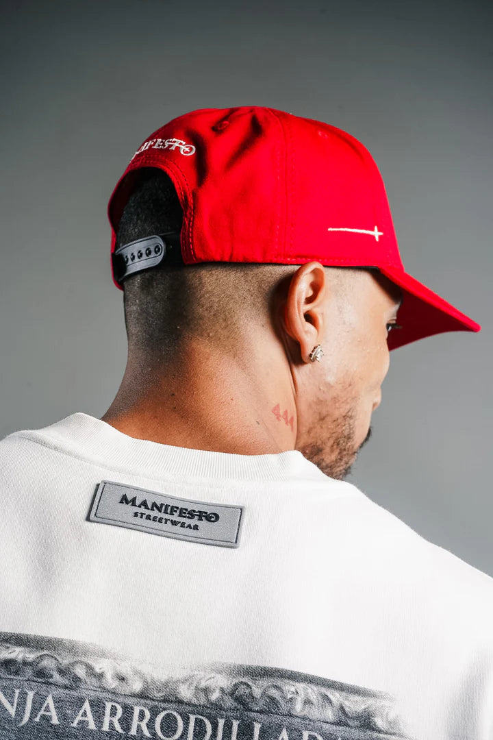 Manifesto gorra peccatori color roja