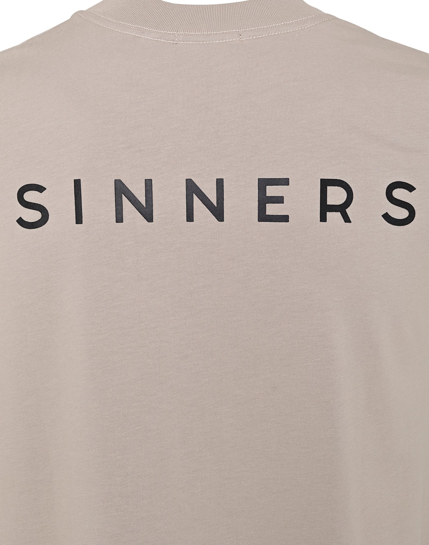 Sinners logo butter t-shirt