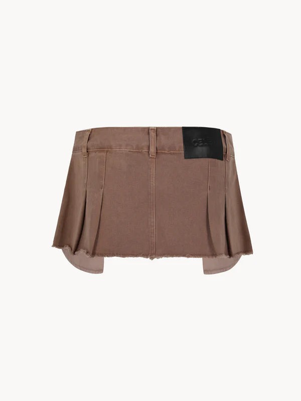 Celeit mini skirt brown CMINISKIRTBROWN