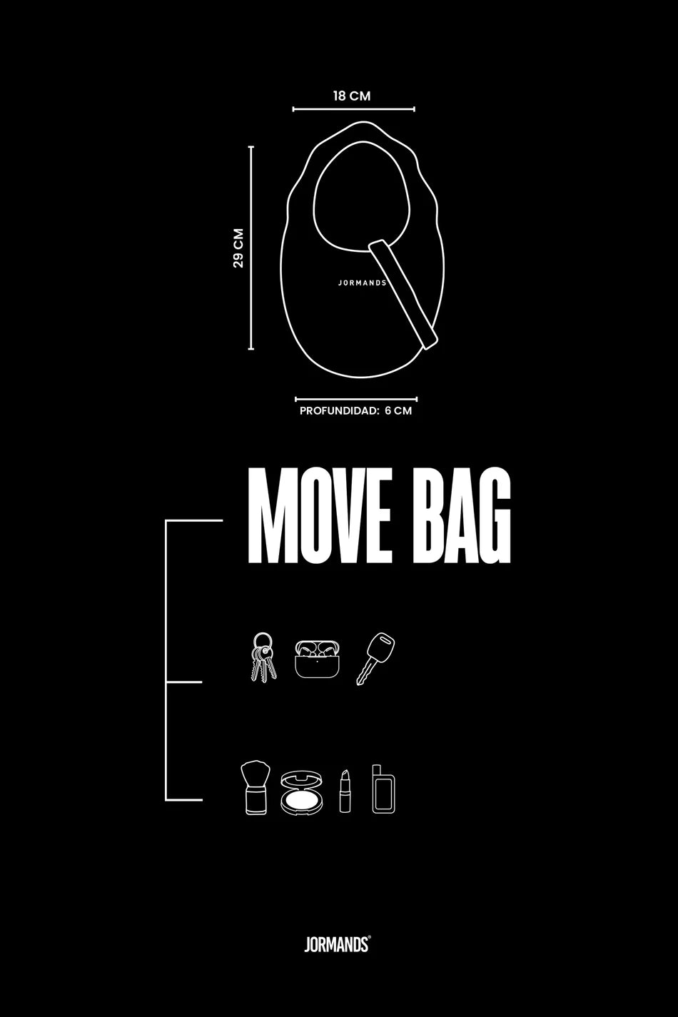 JORMANDS RED MOVE BAG