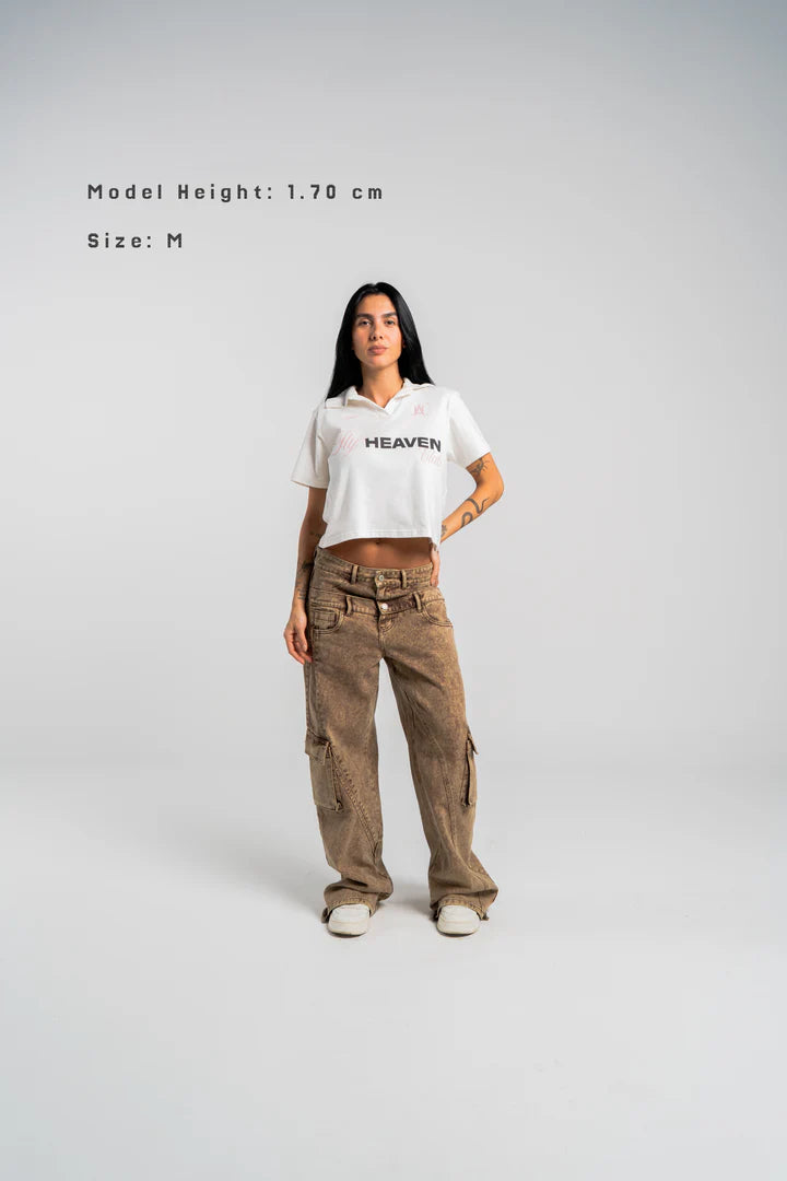 Aurum polo fly club crop top