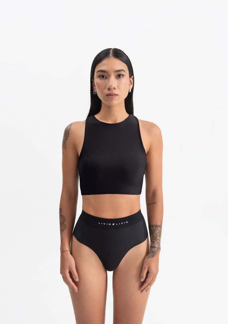 Pure x Livin Black top PUR19482