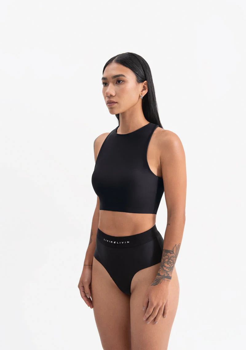 Pure x Livin Black top PUR19482