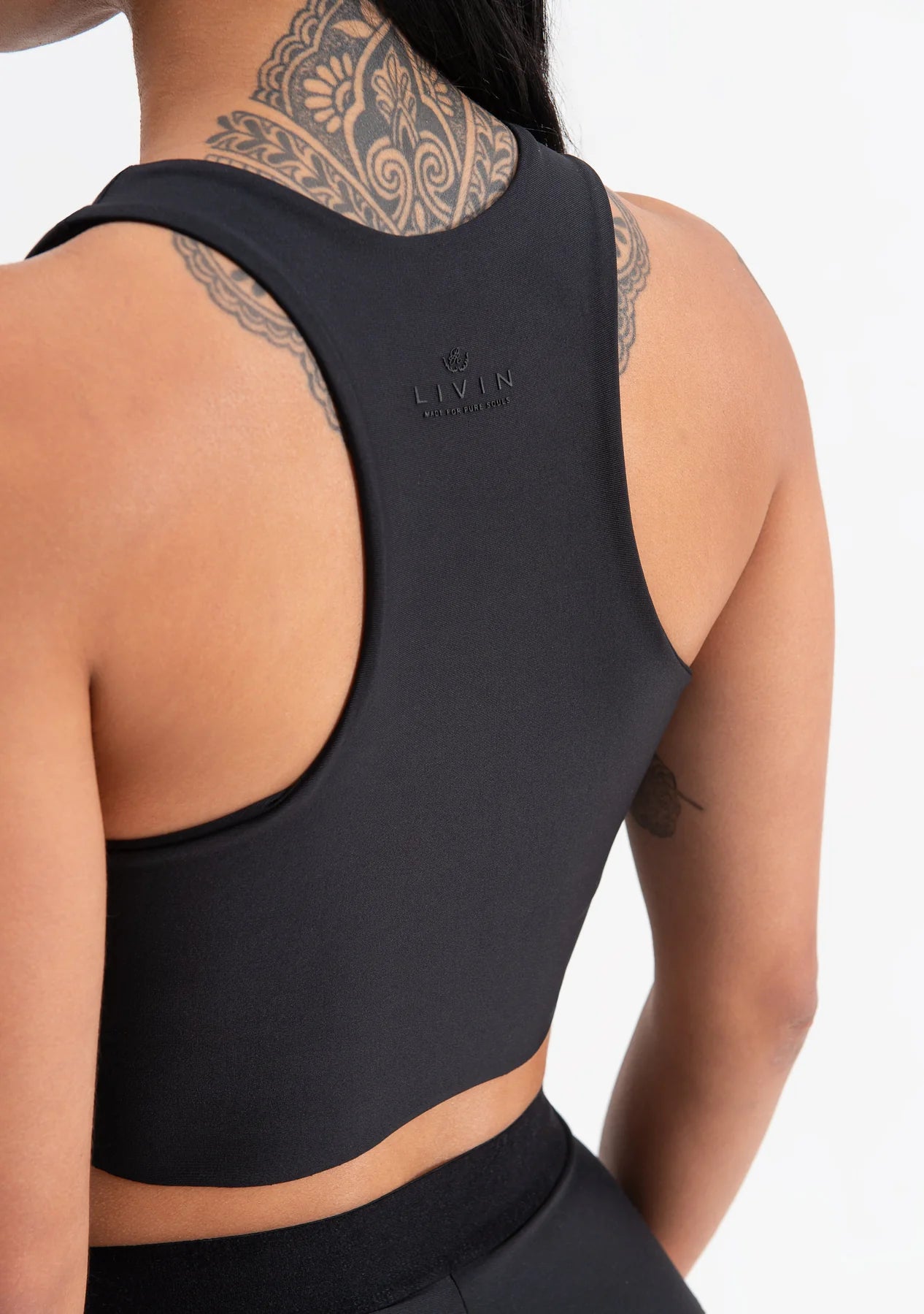 Pure x Livin Black top PUR19482