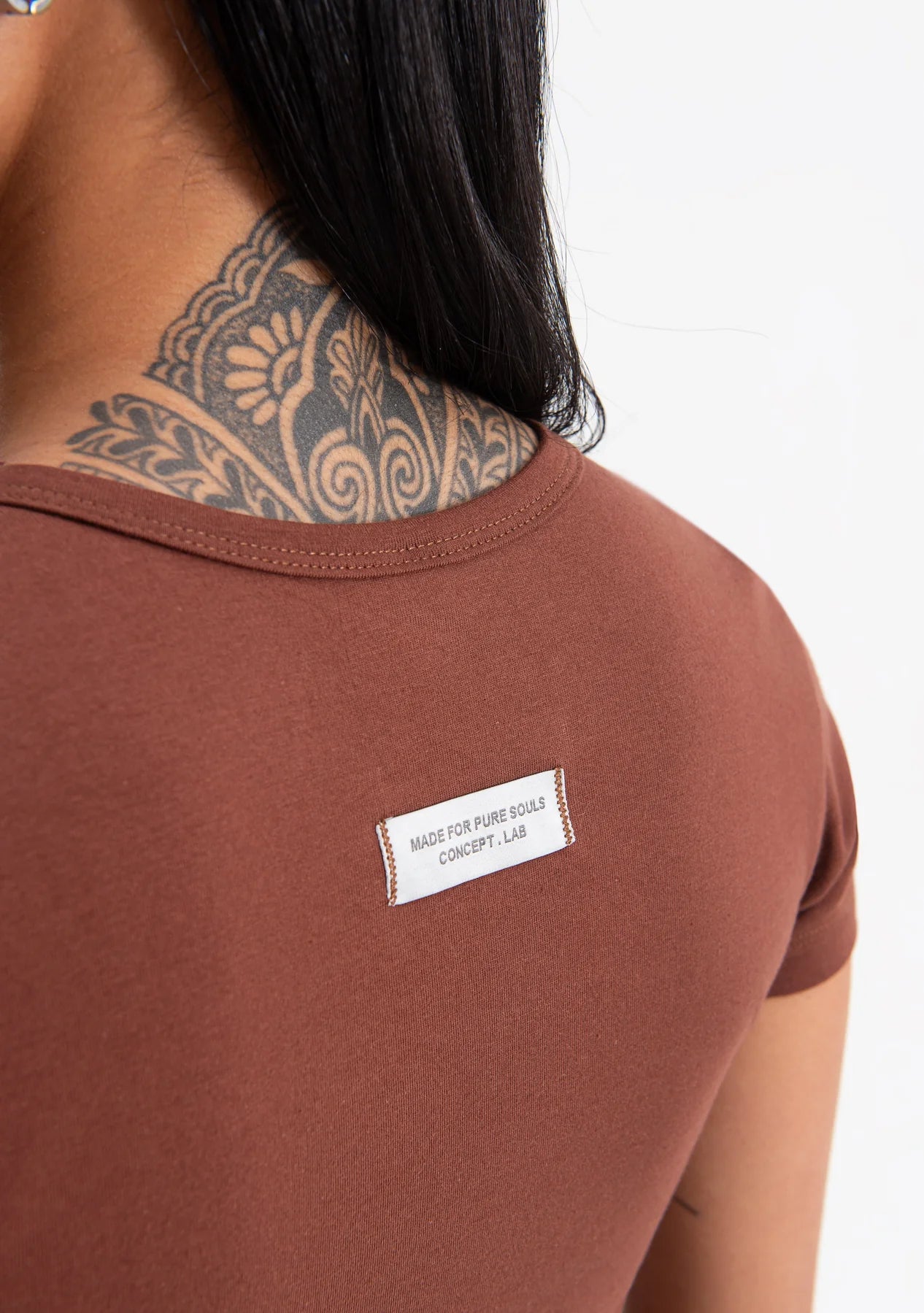 Pure Knockout brown baby tee PUR19488