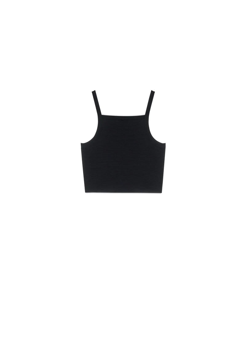 Pure Monclair black crop top PUR19790