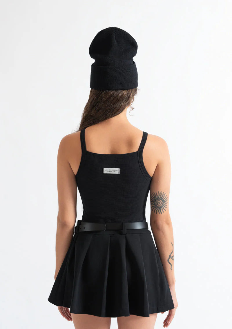 Pure Monclair black crop top PUR19790