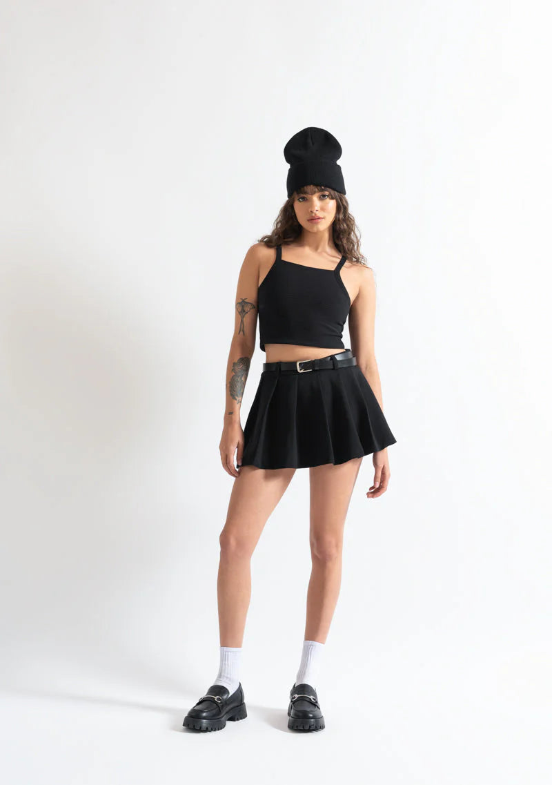 Pure Monclair black crop top PUR19790