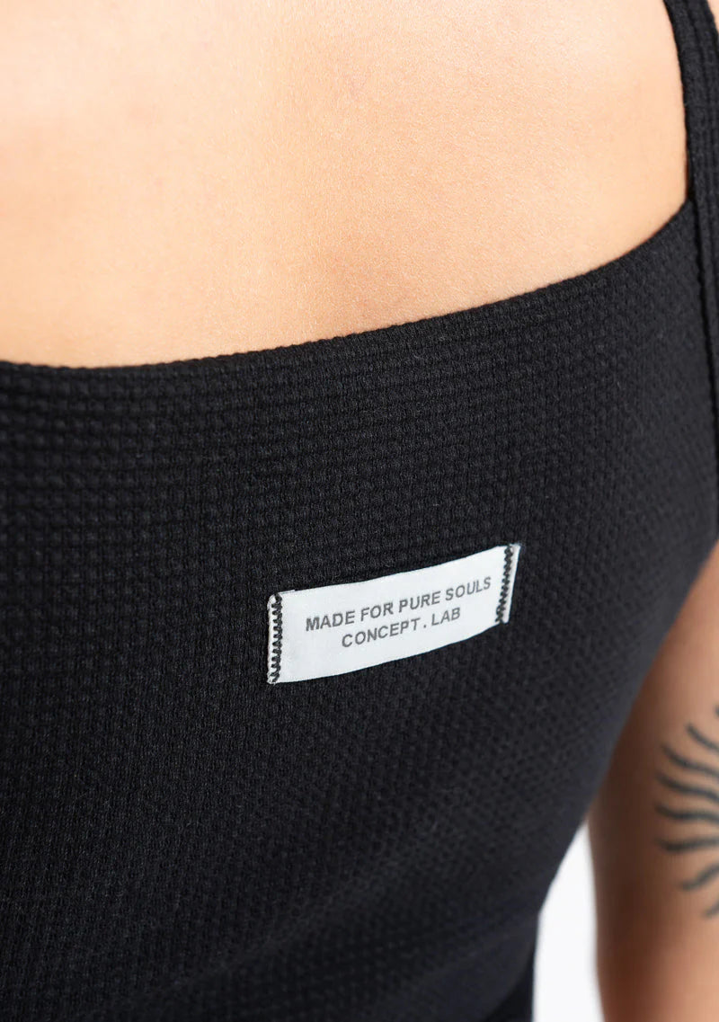 Pure Monclair black crop top PUR19790