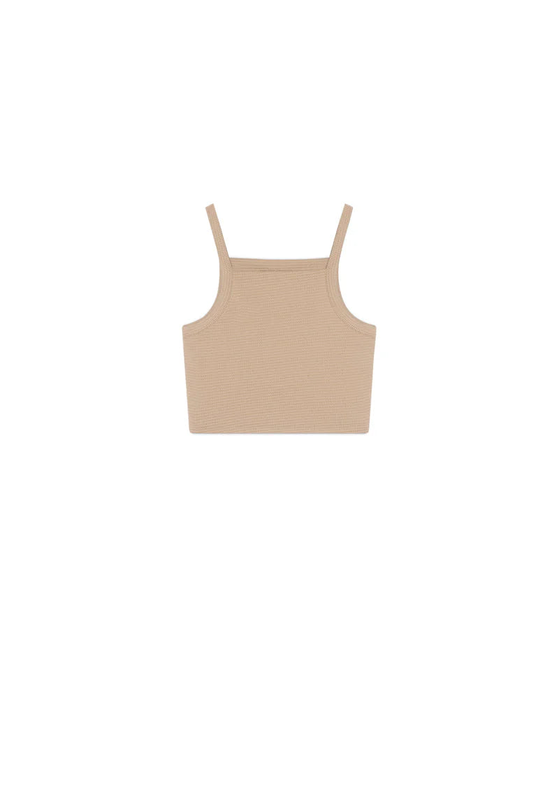 Pure Monclair brown crop top PUR20288
