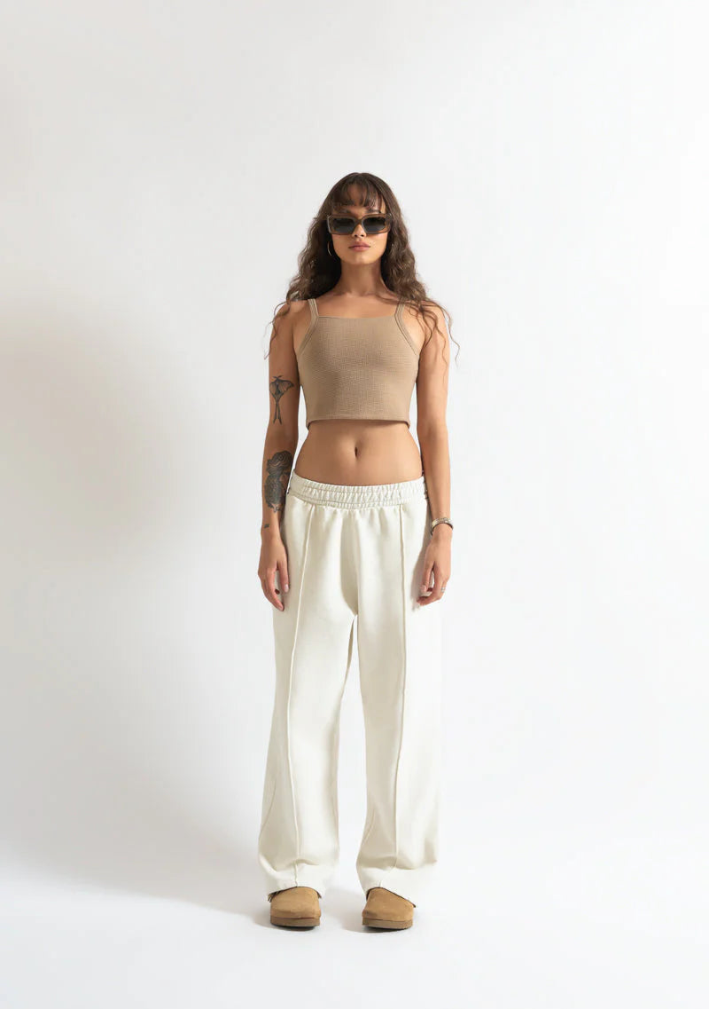 Pure Monclair brown crop top PUR20288
