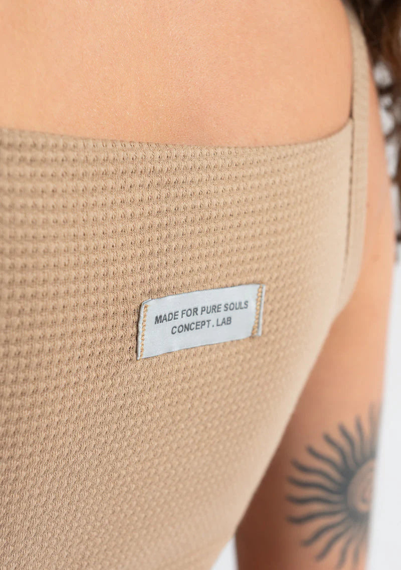 Pure Monclair brown crop top PUR20288