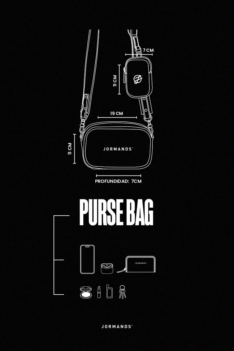 JORMANDS BLACK PURSE BAG
