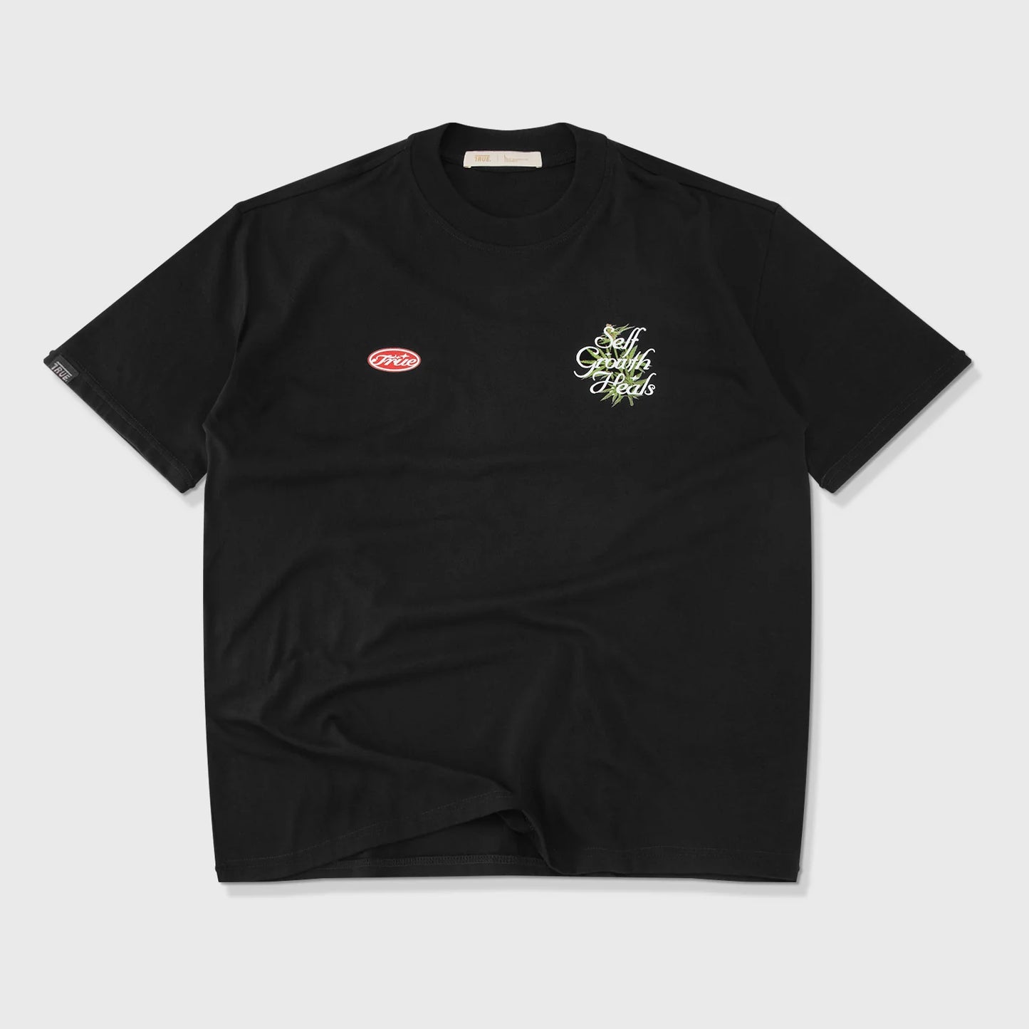 True Self Growth Oversized T-Shirt - Black