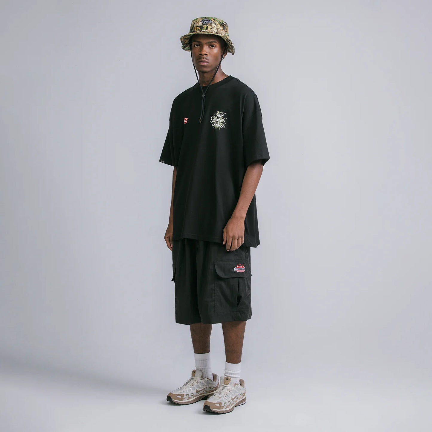True Self Growth Oversized T-Shirt - Black