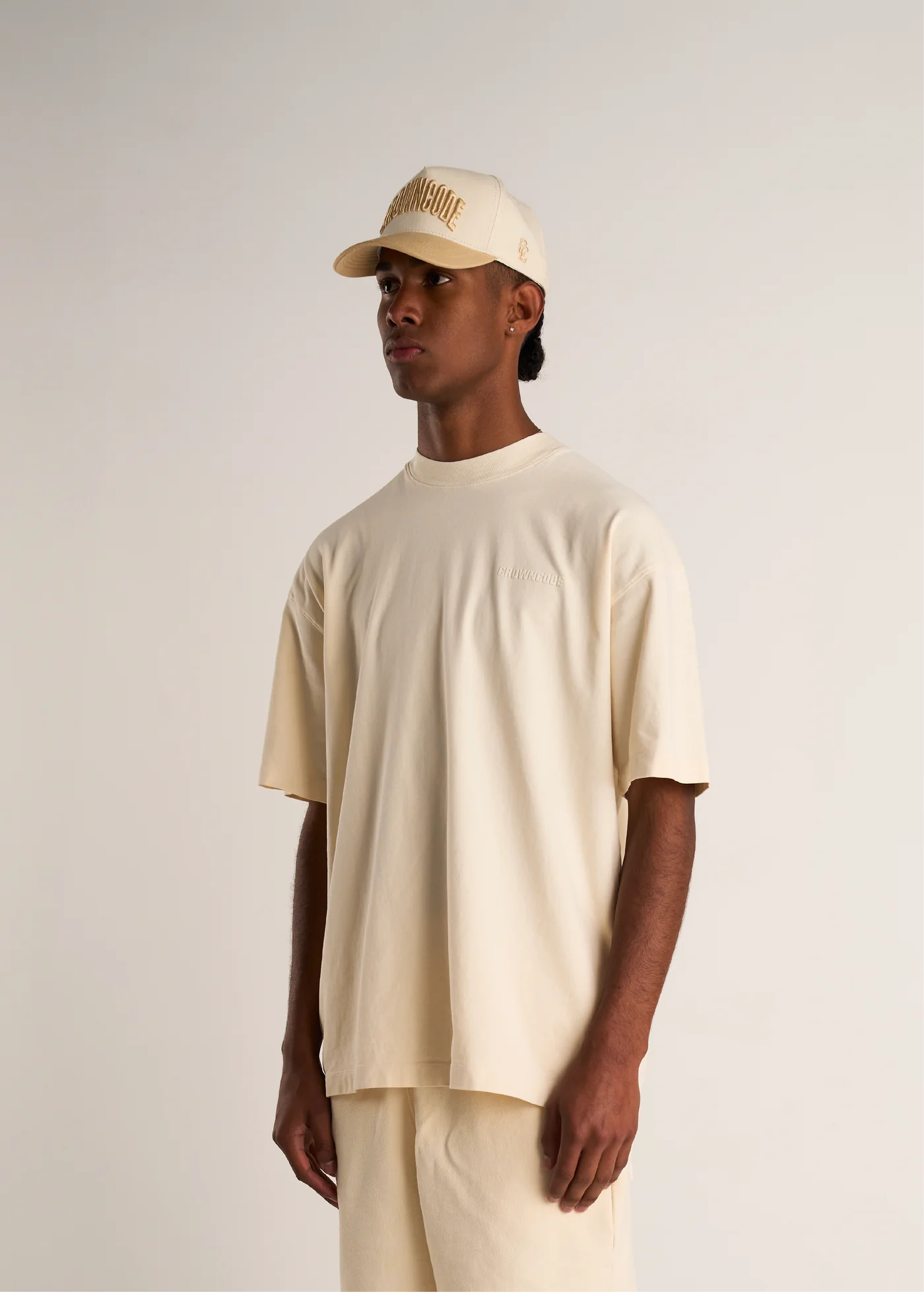 Crowncode camiseta dreamers - crema