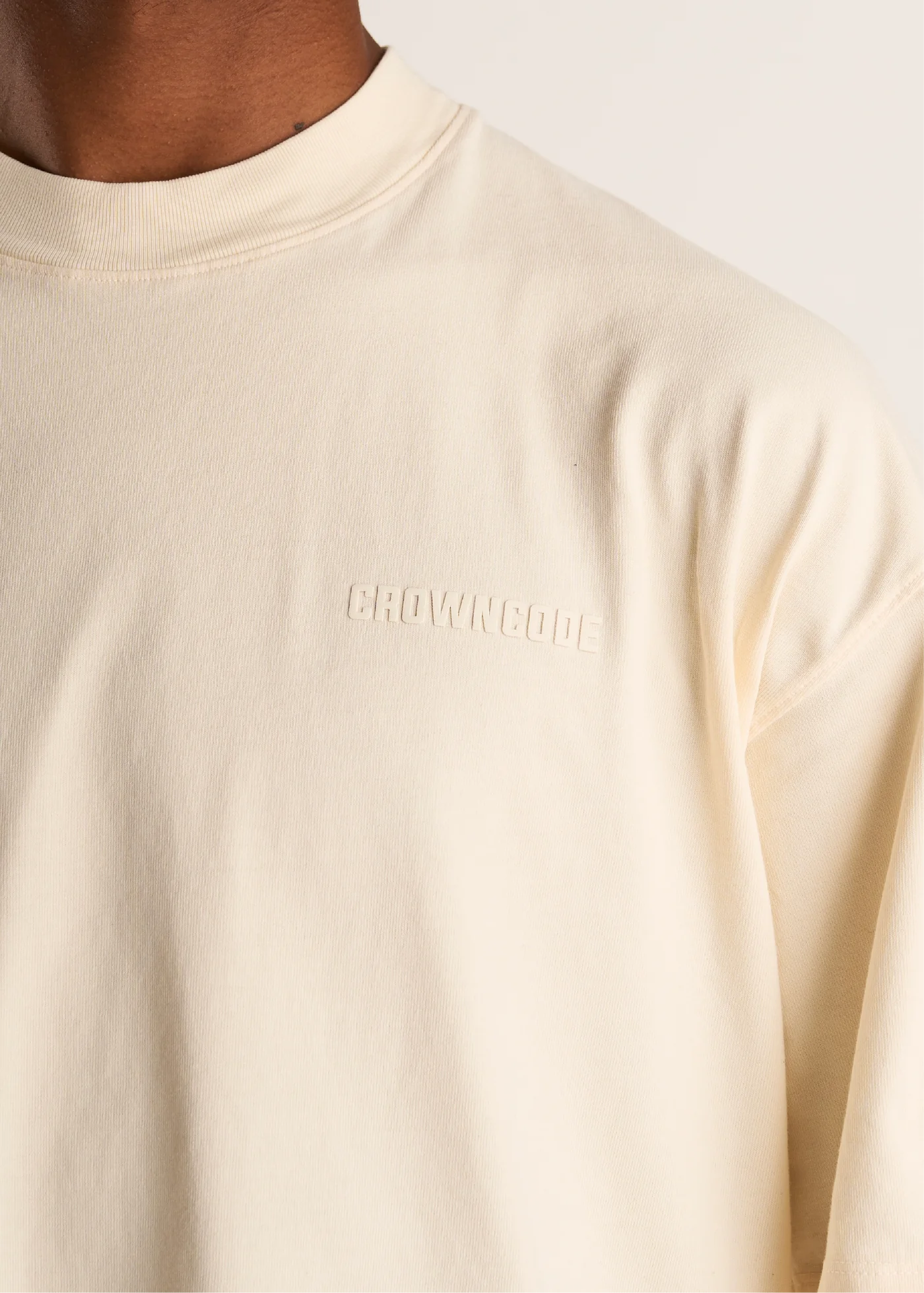 Crowncode camiseta dreamers - crema