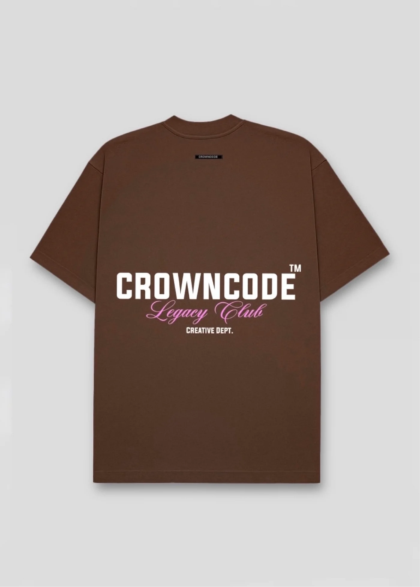 Crowncode camiseta legacy - chocolate
