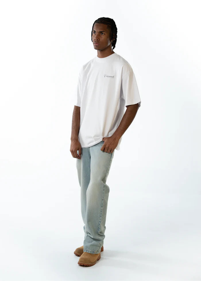 Crowncode camiseta skyline - blanca