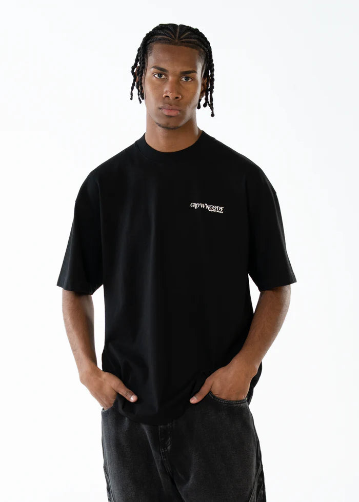 Crowncode camiseta london dreams - negra