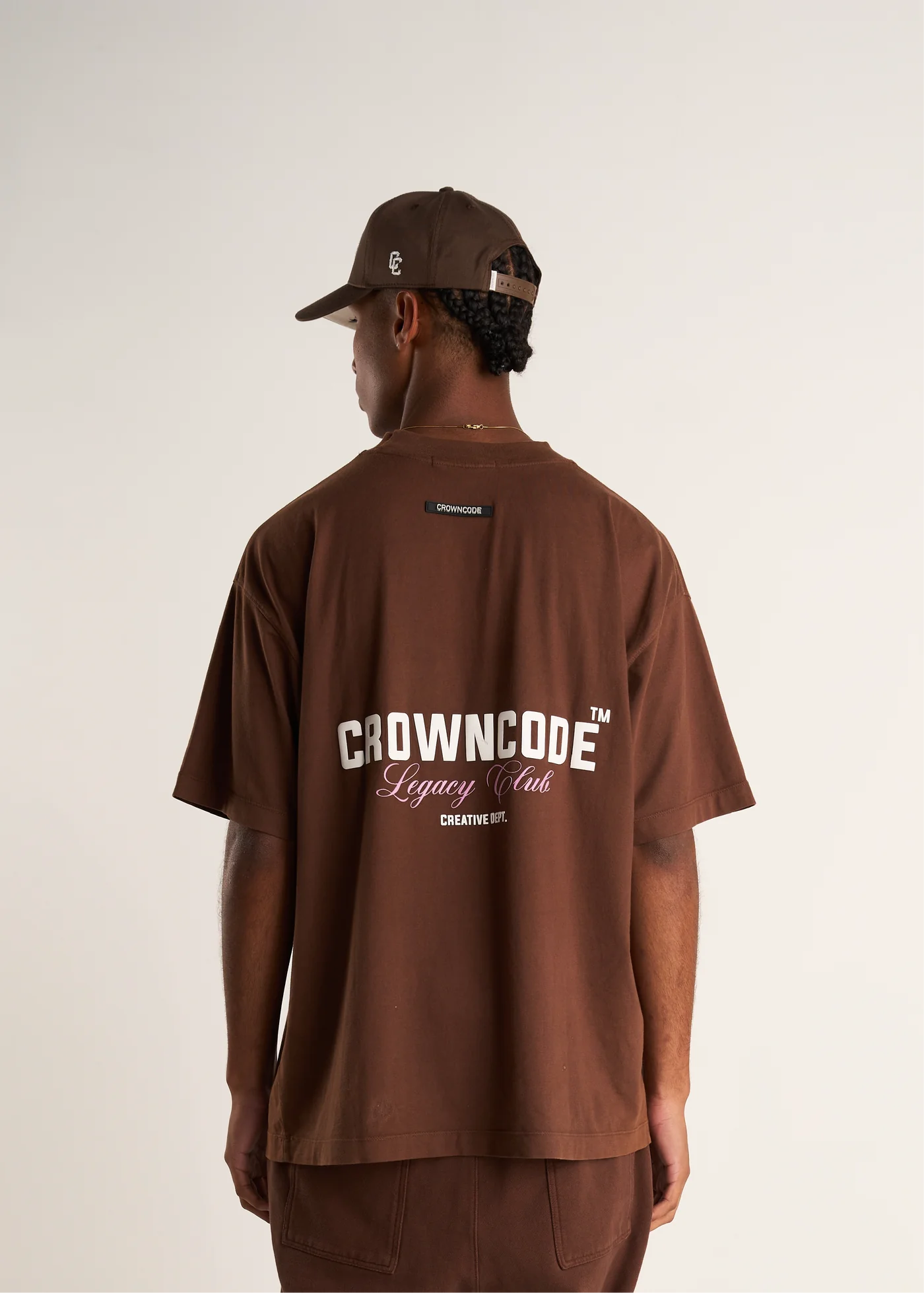 Crowncode camiseta legacy - chocolate
