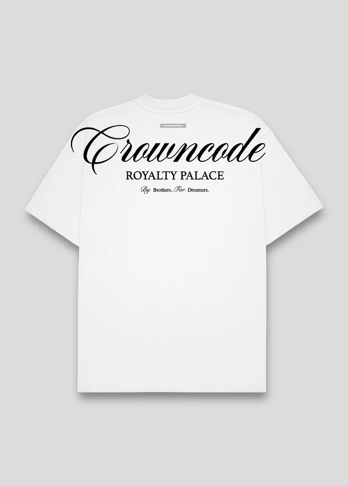 Crowncode camiseta skyline - blanca