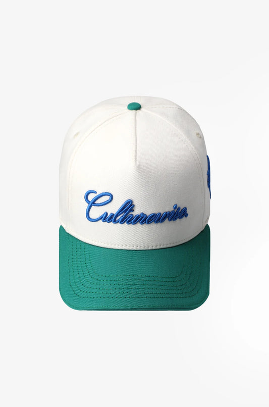 Money makers CWCAPQ1-BLV gorra blanco - verde