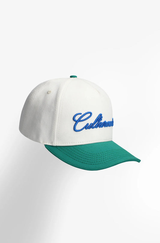 Money makers CWCAPQ1-BLV gorra blanco - verde